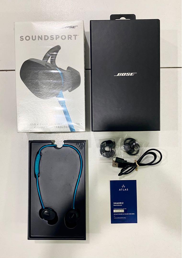 100 Authentic Bose Earphone Bluetooth Soundsport Wireless Made