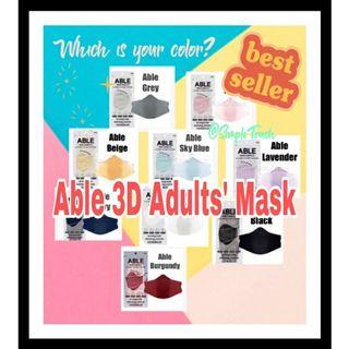 20/50pcs PASTEL colour 3 ply Disposable face mask