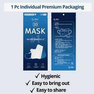 20/50pcs Import from Korea SBU 3 ply Disposable Face Mask