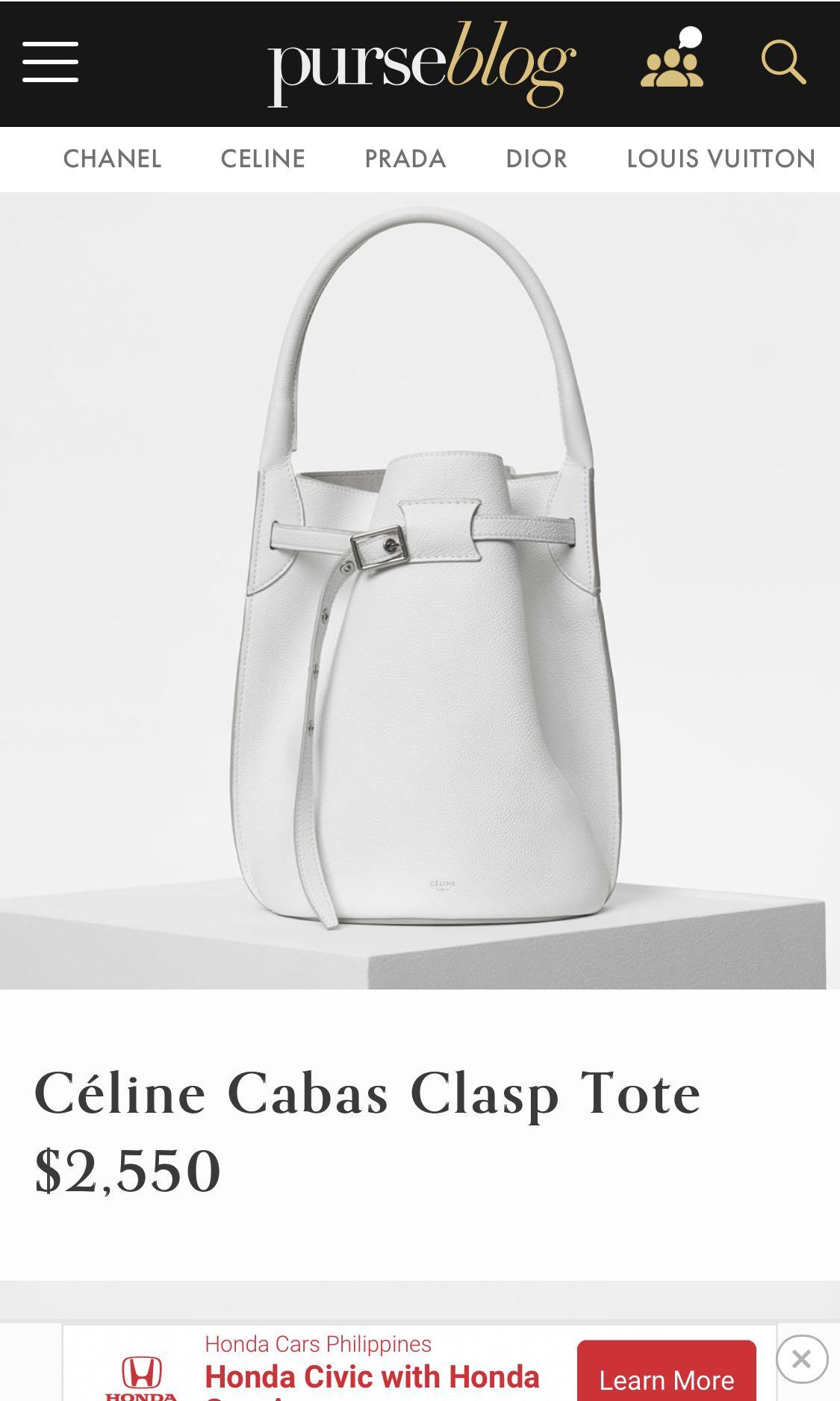 What Do You Think of the New Celine 16 Bucket? - PurseBlog
