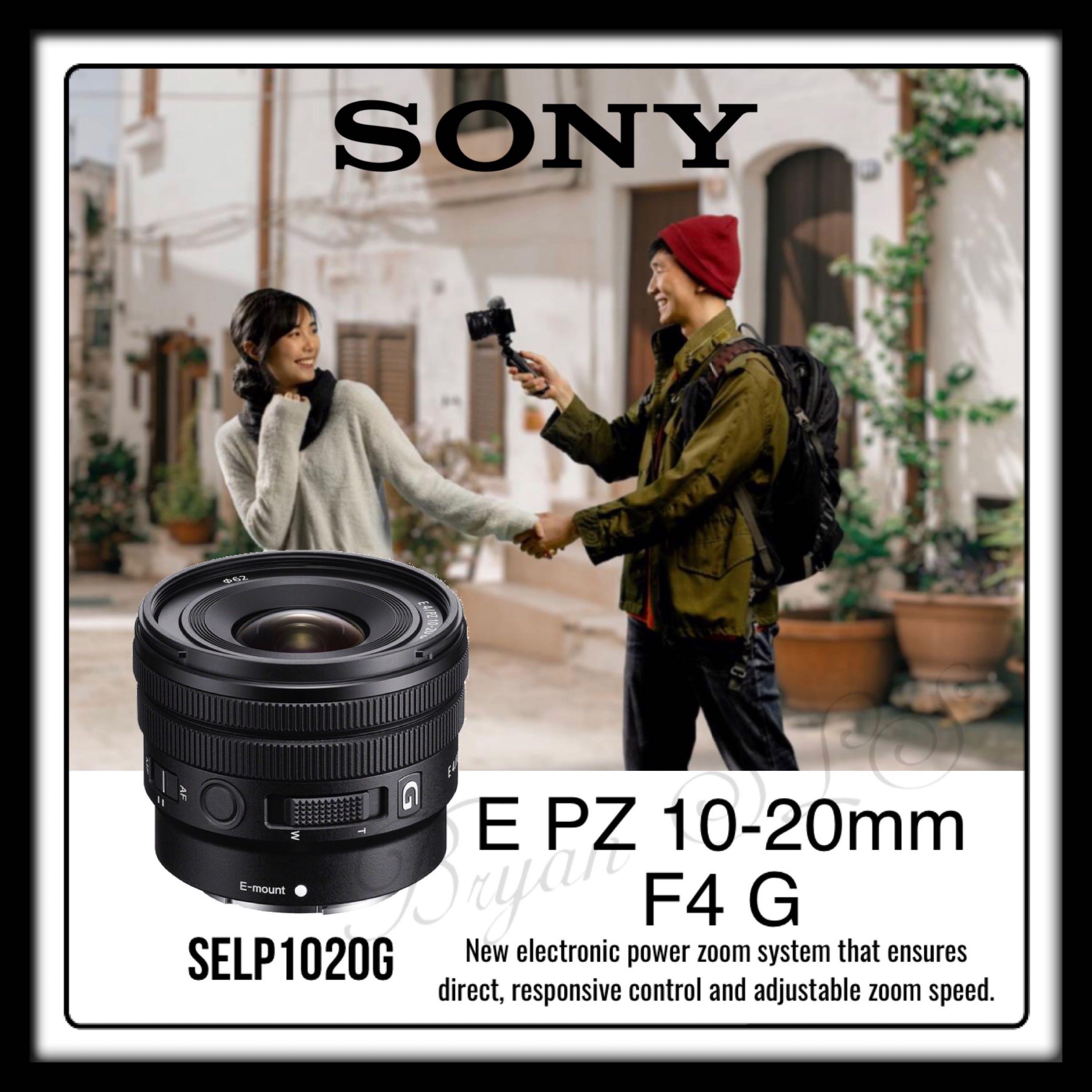 🍀🆕🍀 SONY E PZ 10-20mm F4G / SELP1020G / SONY 10-20mm PZ F4 G 🍀🆕🍀