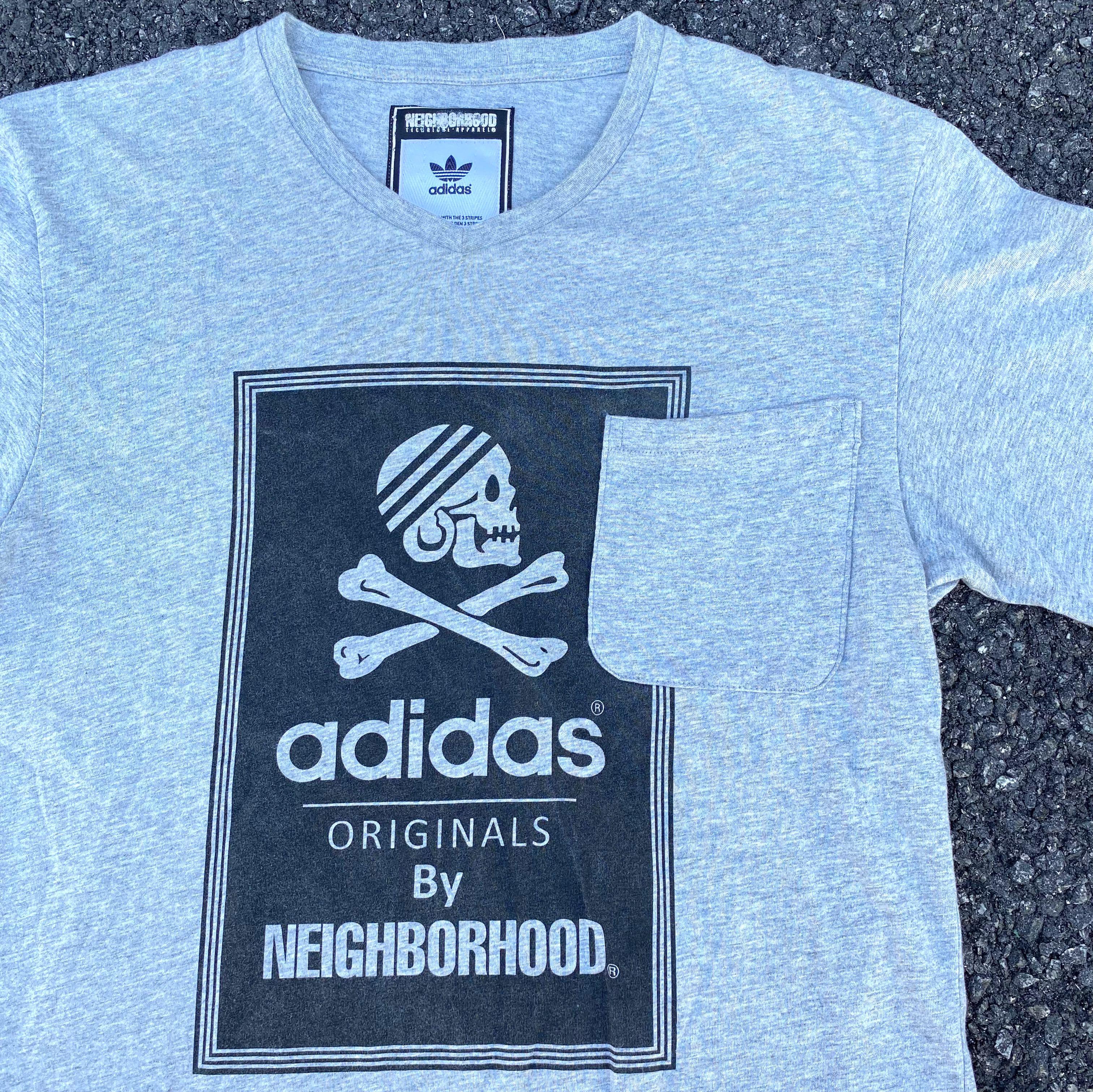 Adidas X Neighborhood Tshirt Men s Fashion Tops Sets Tshirts Polo Shirts on Carousell