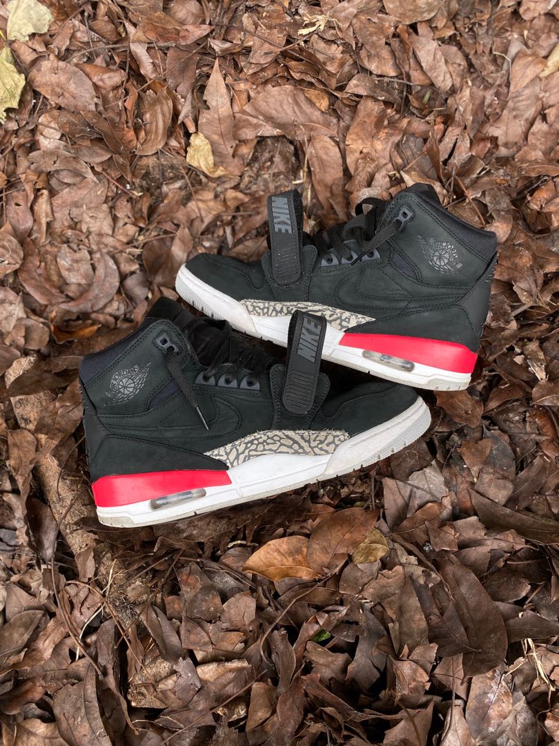 Jordan legacy 312 black suede hot sale