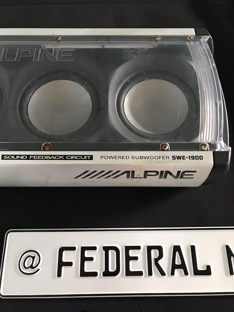 alpain swe-1900 サブウーファー 取扱説明書ダウンロード｜ALPINE Japan