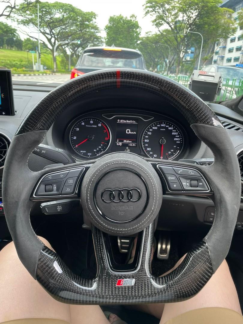 Audi a4 carbon shop fiber steering wheel