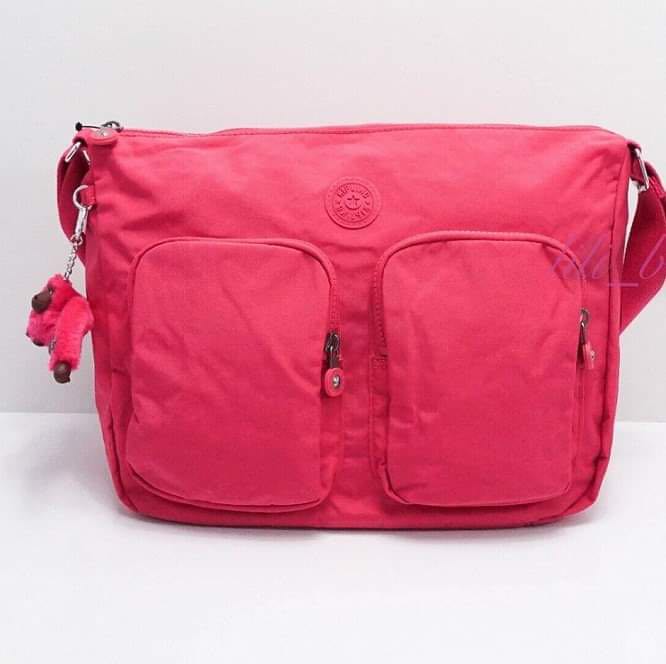 Authentic Kipling Sidney in Vibrant Pink Tonal, Women's Fashion, Bags ...