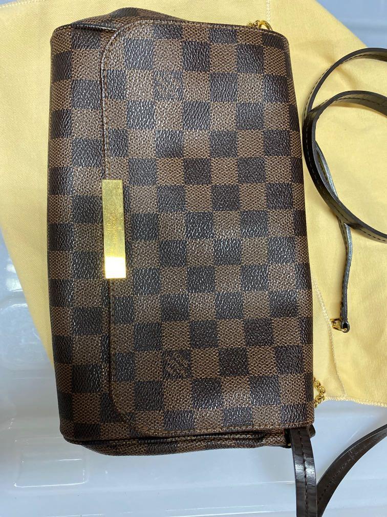 Authentic LV Favorite MM in Ebene (Category: Luxury Bags & Wallets) located in Manila. Submitted by tinseyra (Listing ID 1164381158, Image 2). Description: Guaranteed authentic With dustbag.