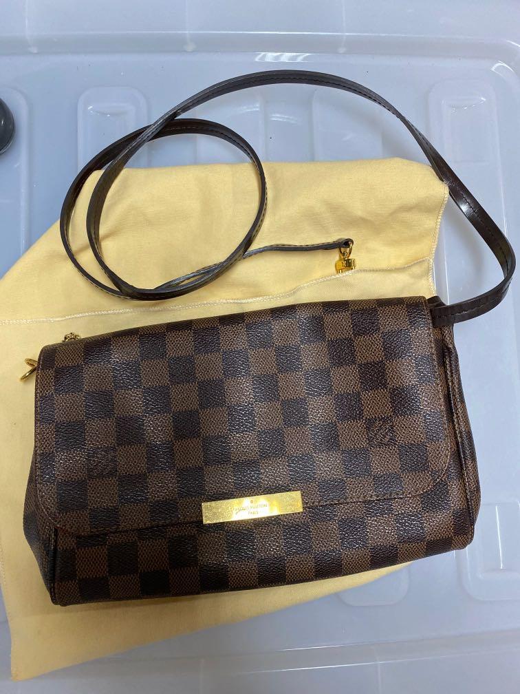 Authentic LV Favorite MM in Ebene (Category: Luxury Bags & Wallets) located in Manila. Submitted by tinseyra (Listing ID 1164381158, Image 1). Description: Guaranteed authentic With dustbag.