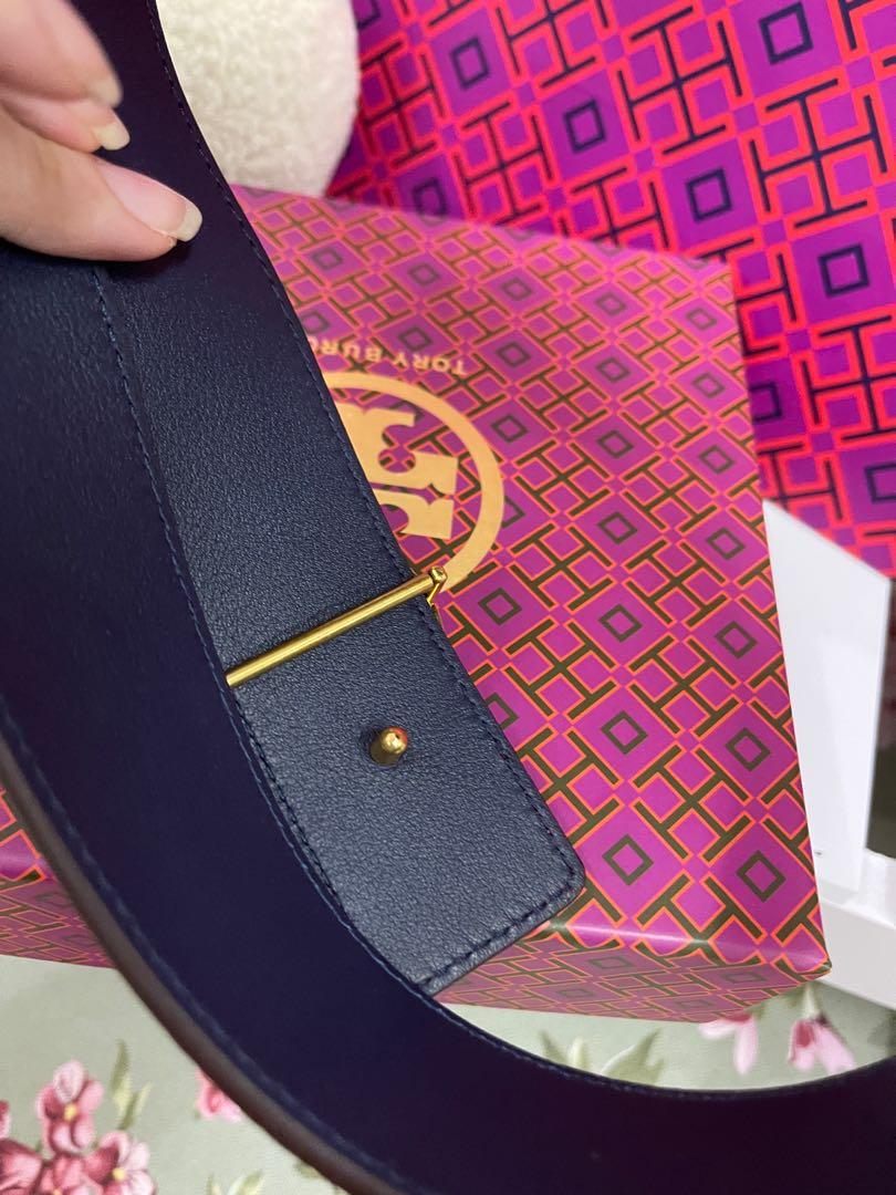 Authentic Tory Burch women reversible belt cow leather red  display picture 2