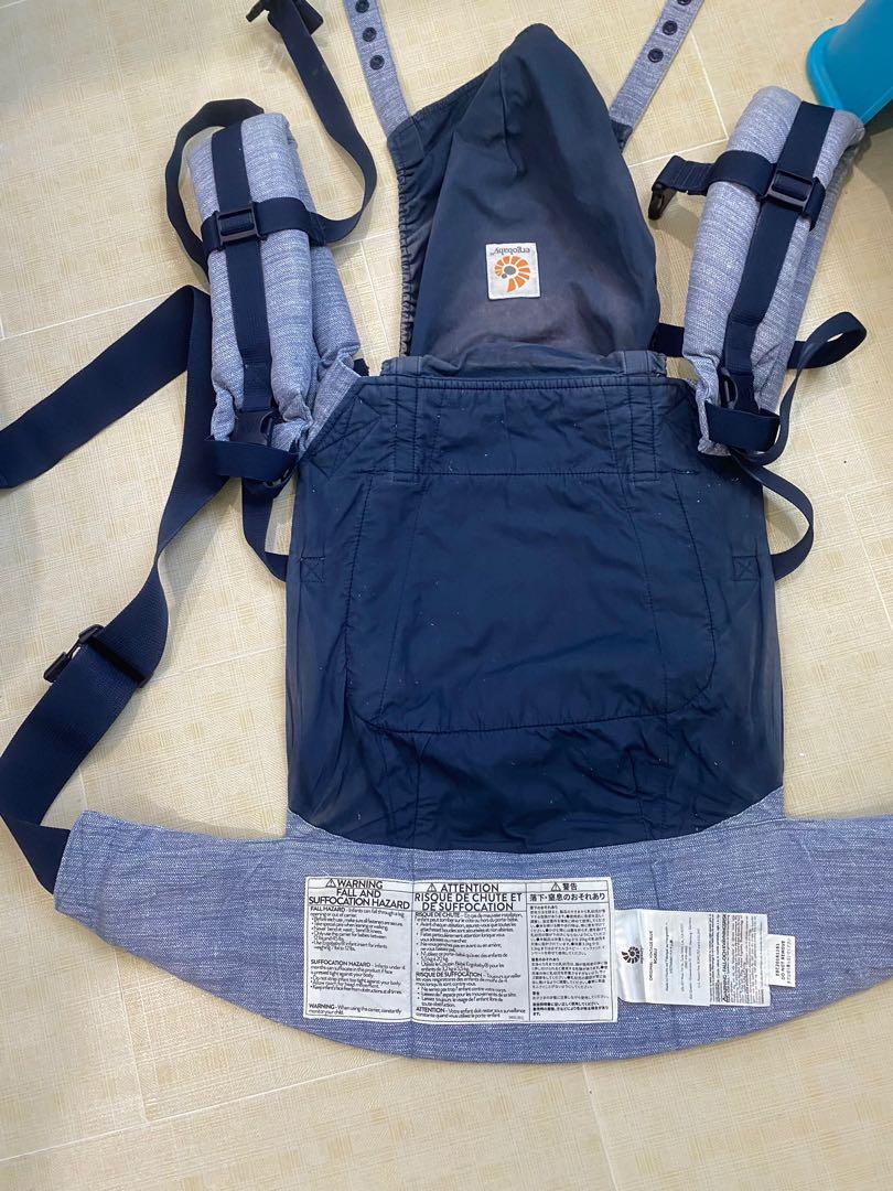 Baby Carrier Ergobaby Vintage Blue Babies Kids Going Out