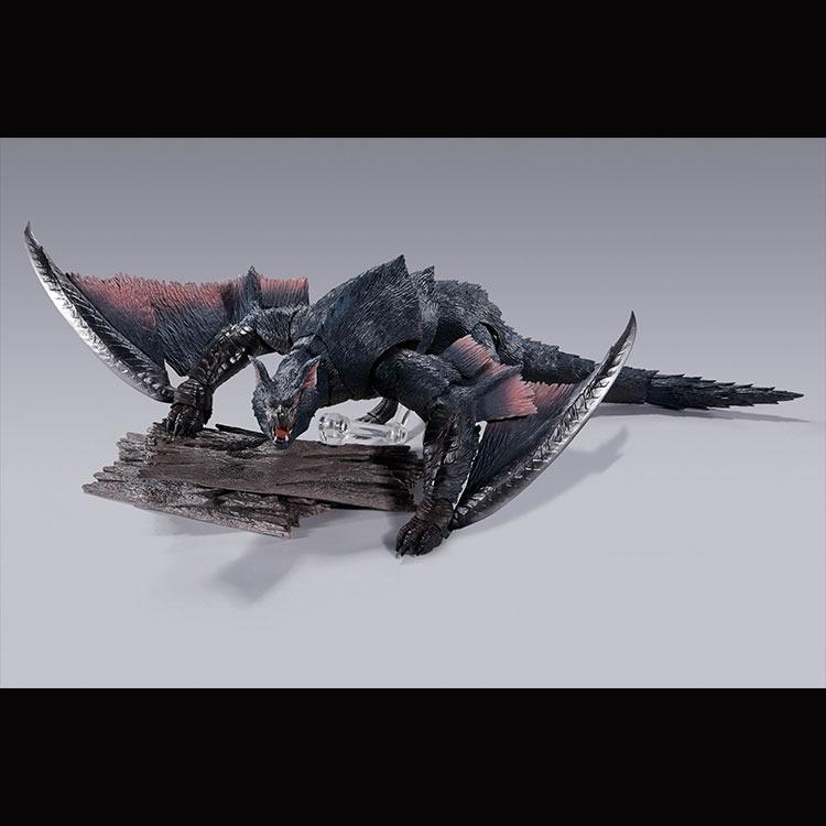 Bandai S.H. MonsterArts Nargacuga Figure (Monster Hunter World: Iceborne) (Category: Toy Figures) located in Singapore. Submitted by timwan228-44137 (Listing ID 1164374174, Image 3). Description: S.H.MonsterArts series, renowned for its attention to realistic detail and articulation, is proud to announce the first release from the Monster Hunter game series. Overseen by director Kaname Fujioka, it captures the monster exactly as seen on screen, w