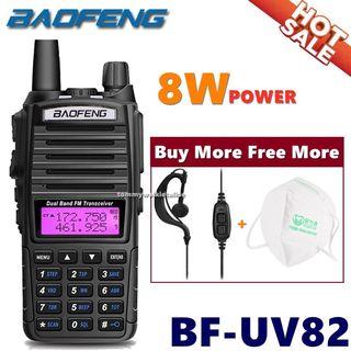 Baofeng UV82 Walkie Talkie UV 82 Radio VHF UHF Dual Band High Power Radio