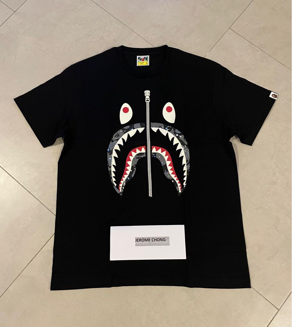 Bape Space Camo Shark Tee