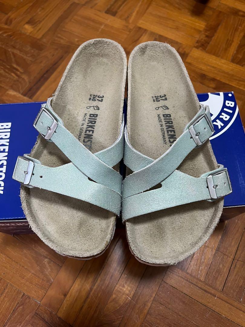 birkenstock yao silver