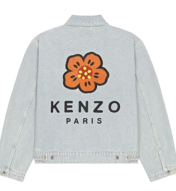 Kenzo denim jacket store womens