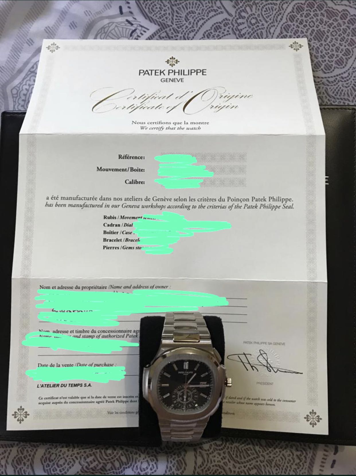 BN Patek Philippe 5976 1G 001 40th Anniversary 18k White Gold Luxury Watches on Carousell