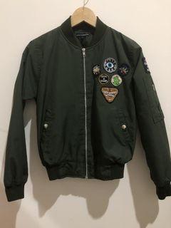 Bomber Patch Jacket Army 