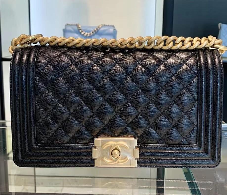 CHANEL  Bags  Chanel Boy Bag In New Medium Size In Black Calfskin This Bag  Retails For 850  Poshmark