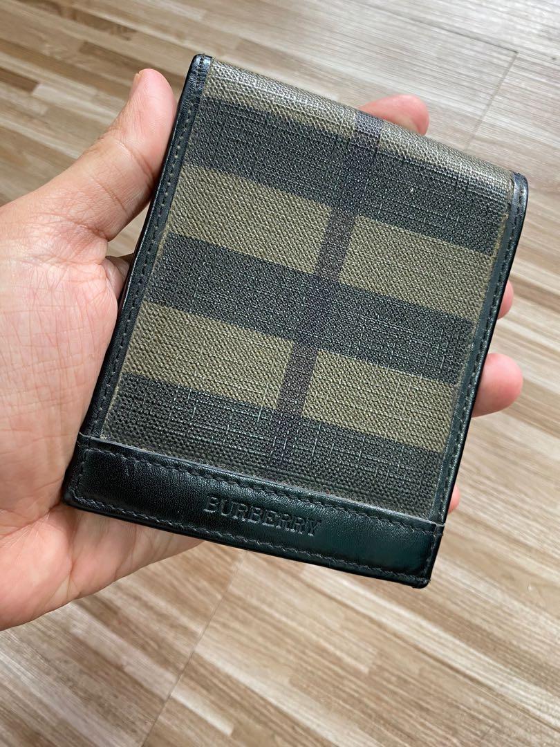 Burberry Black Nova Check Wallet Bifold, Luxury, Bags & Wallets on