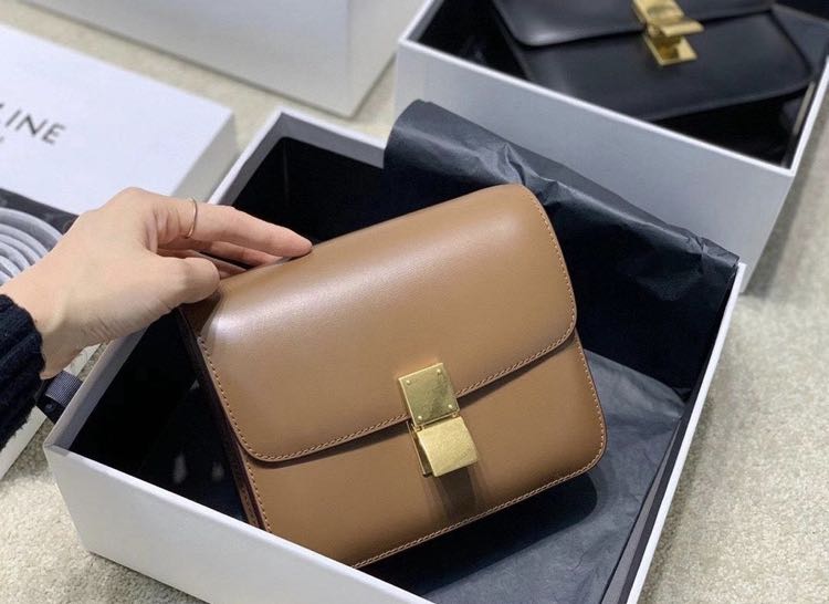 Celine classic bag in box calfskin camel preorder, Luxury, Bags & Wallets  on Carousell