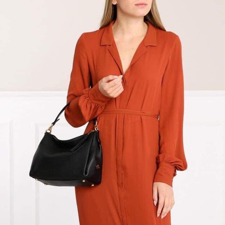 Coach black leather shay crossbody, Women's Fashion, Bags & Wallets