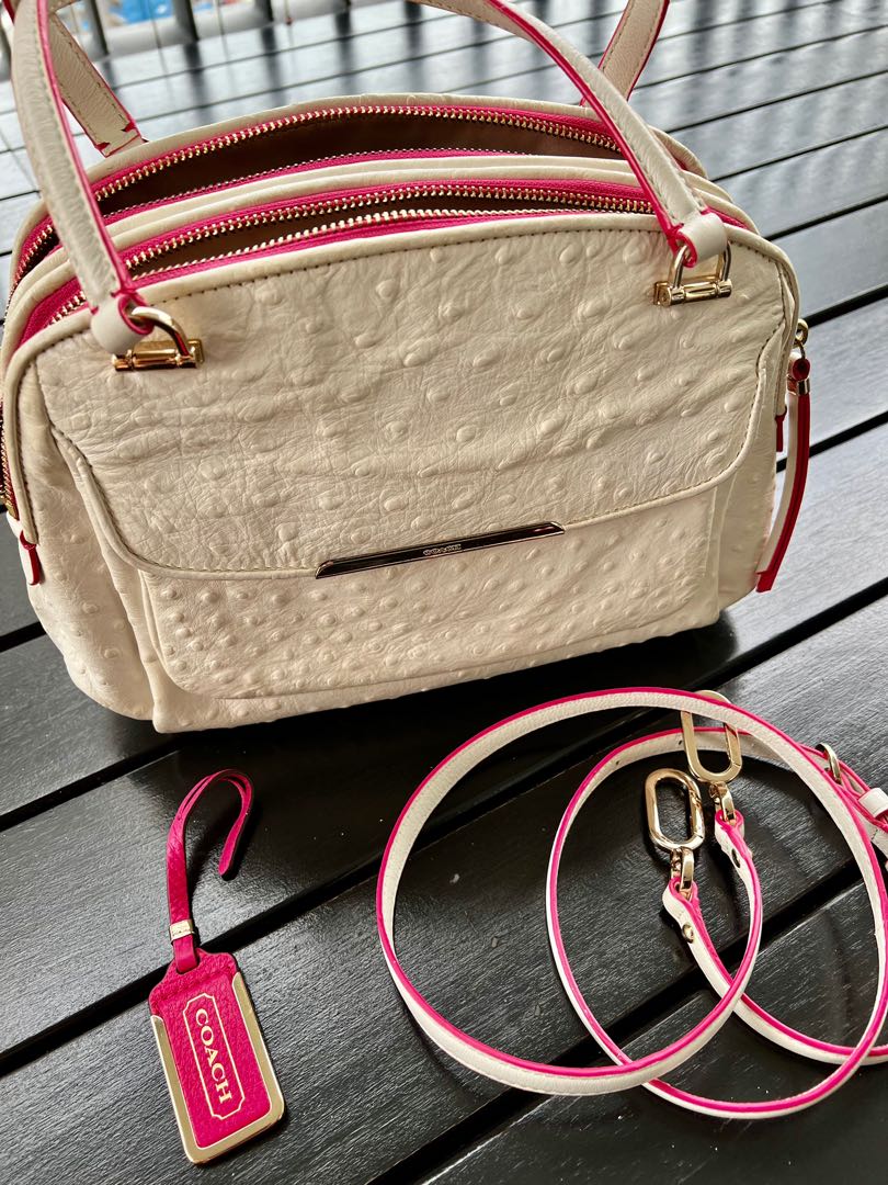 Authentic Coach Ostrich bag Women s Fashion Bags Wallets