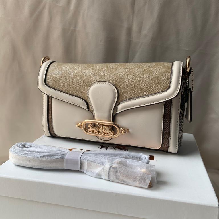 Signature Canvas Coach Jade Crossbody NWT Coach 90782 Small Jade