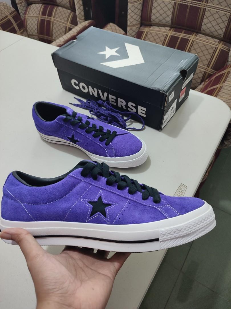 Converse one star ox court purple Men s Fashion Footwear