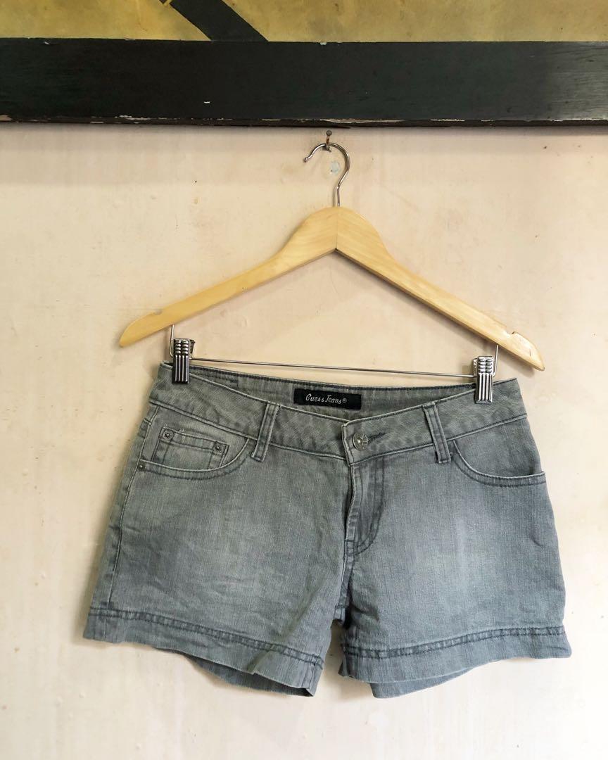 Denim Shorts Guess Jeans, Fesyen Wanita 