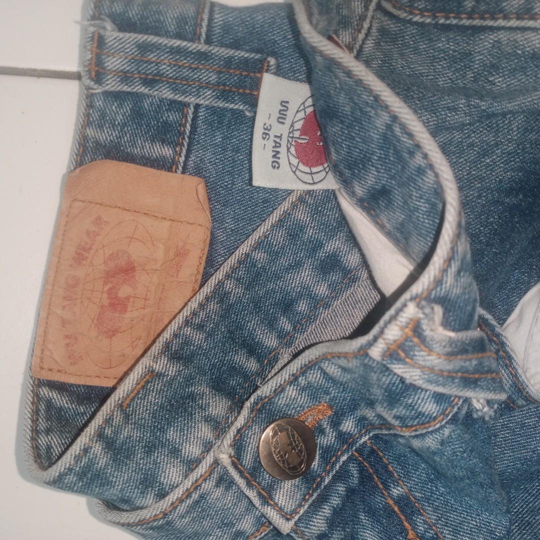 Denim wu-tang vintage, Fesyen Pria 