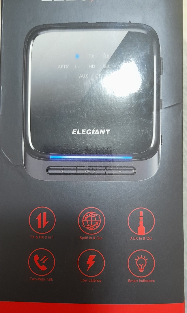 ELEGIANT SPDIF/AUX WIRELESS AUDIO RECEIVER/TRANSMITTER, Audio, Other Audio Equipment on Carousell