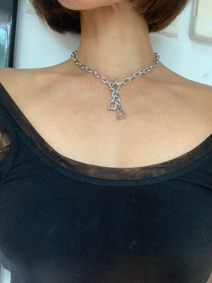 Gucci Silver choker/ necklace, Women's 