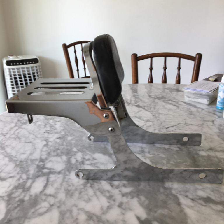 Harley Davidson Backrest (Original), Motorbikes on Carousell