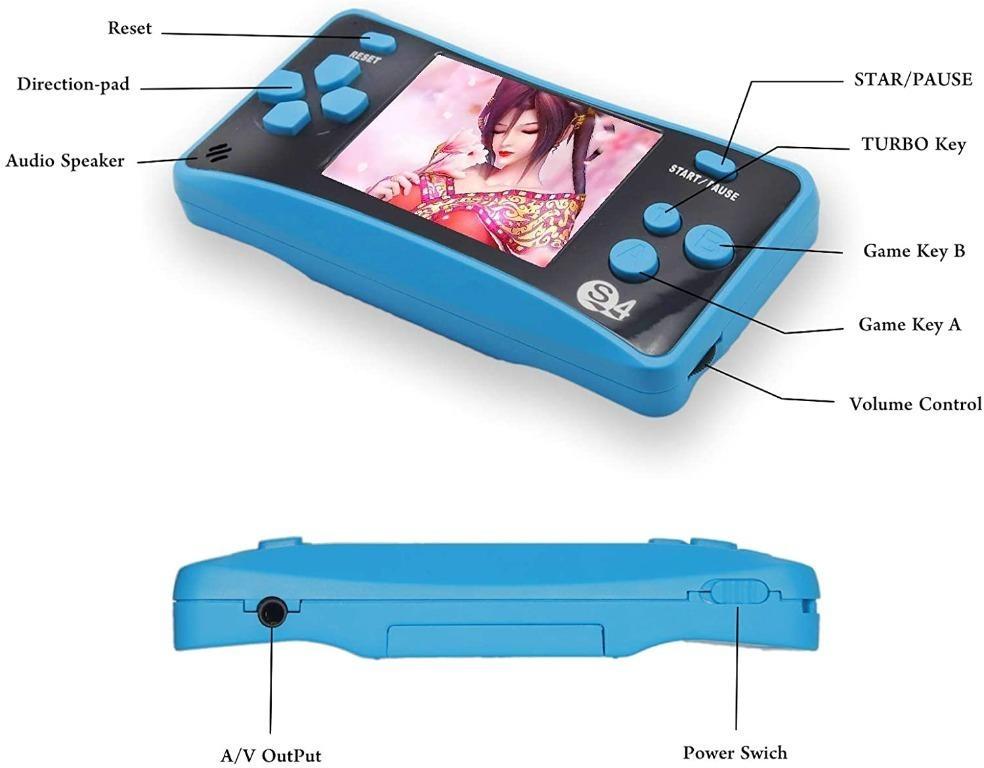 HigoKids Handheld Game Console for Children 8Bit Retro Video Game