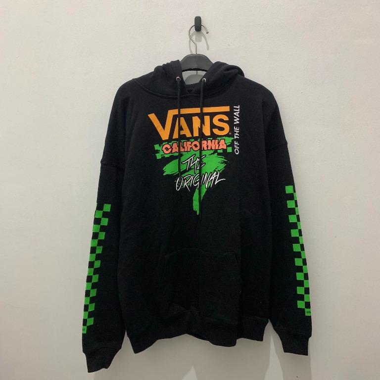 Hoodie Vans Racer Checkerboard California Original XL Fesyen Pria