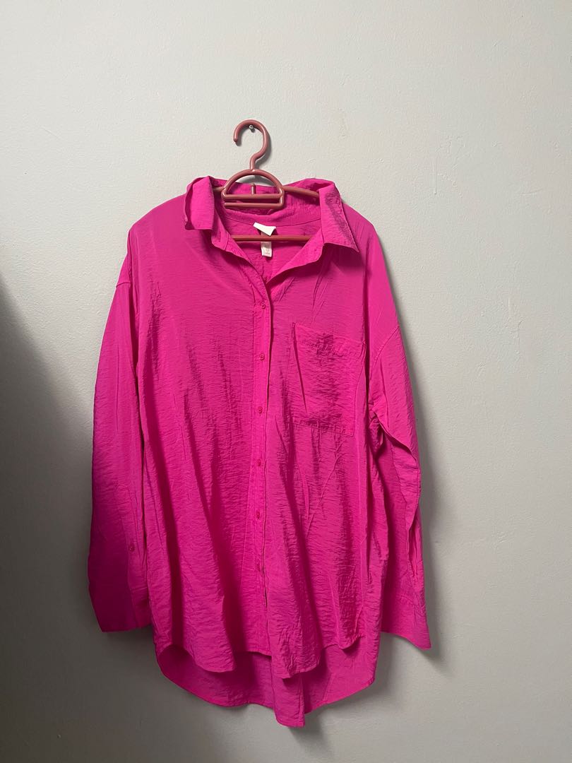 H and m pink shirt outlet