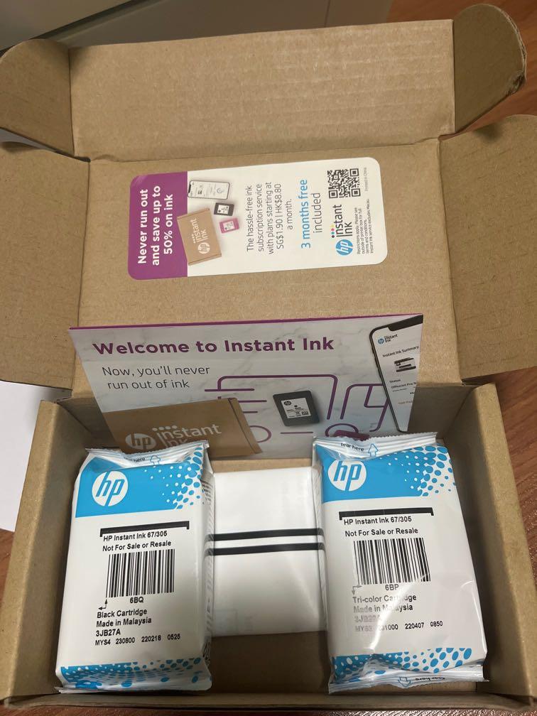HP instant ink subscription cartridges, Computers & Tech, Printers