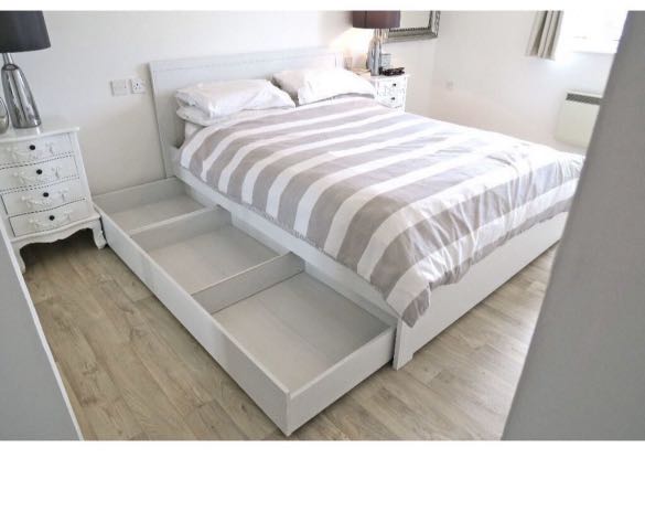 Ikea brusali double clearance bed