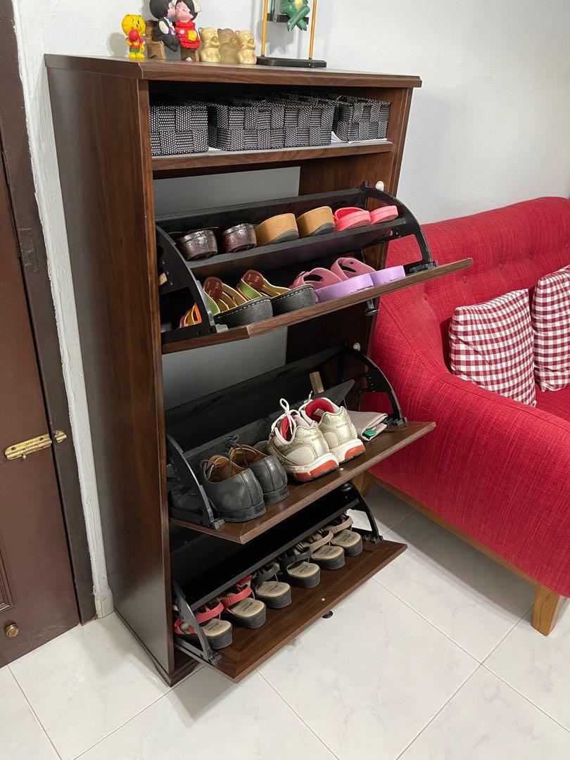 Ikea Brusali shoe Brown. 61x30x130cm, Furniture & Home Living