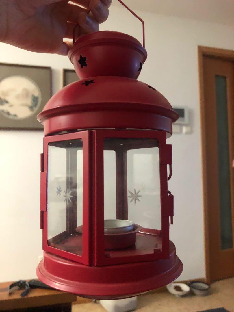 Ikea candle holder lantern, Furniture & Home Living, Home Decor, Other