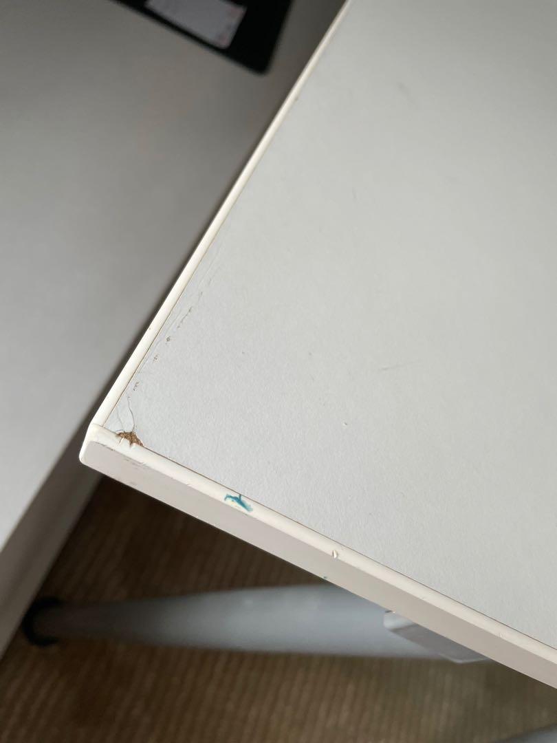 IKEA GALANT Desk white adjustable height, Furniture & Home Living