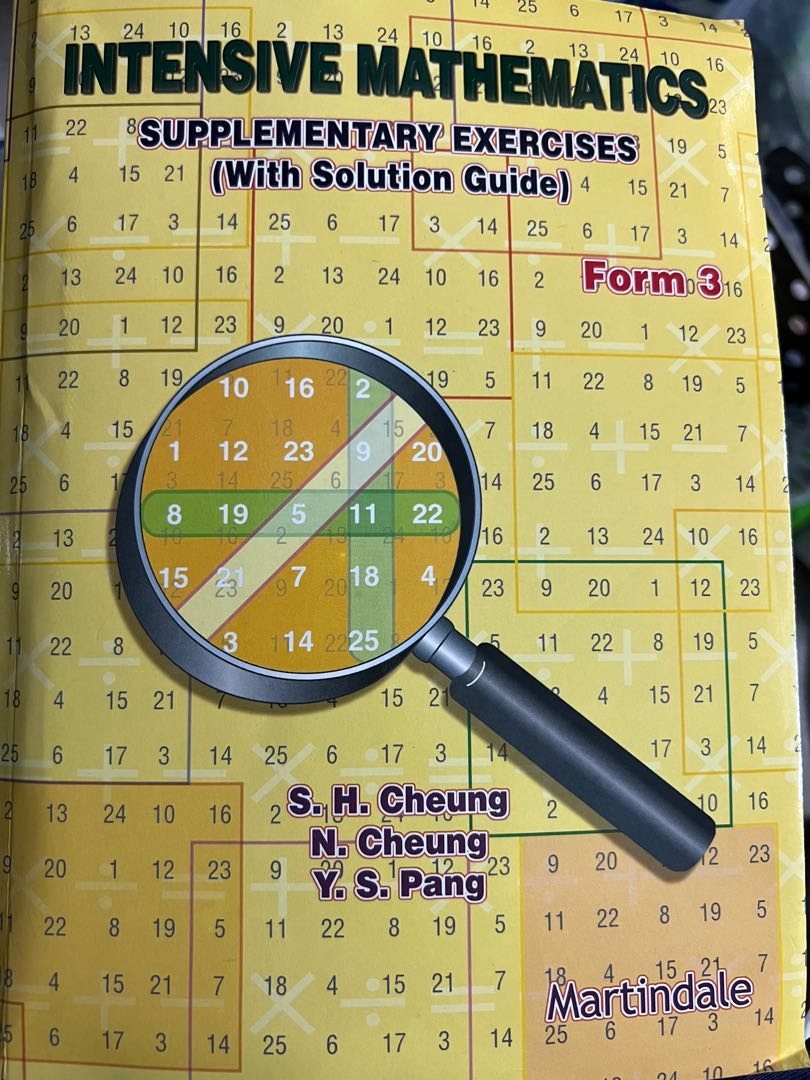 Intensive Mathematics Supplementary Exercise Form 3, 興趣及遊戲, 書本 & 文具 ...