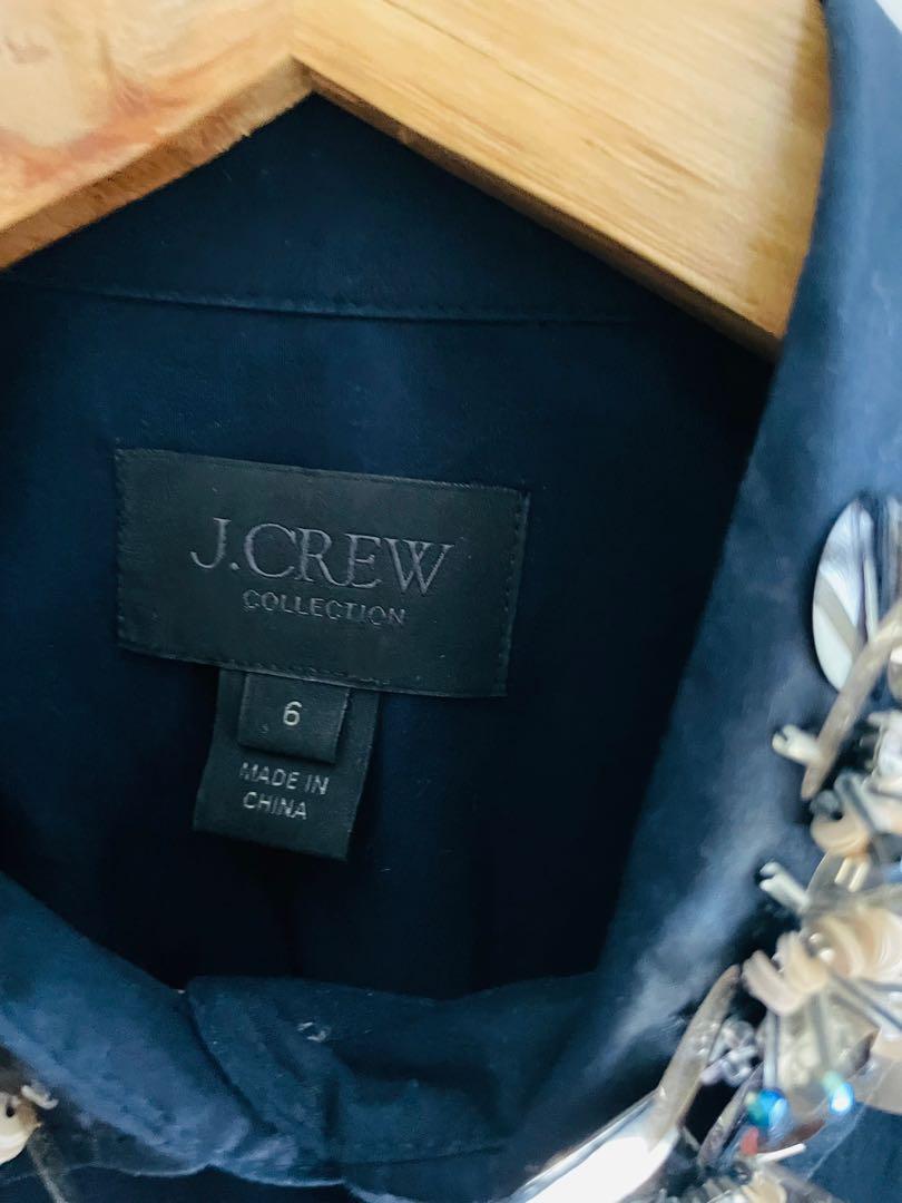 J. Crew Long sleeves in Navy Blue (Category: Longsleeves) located in Makati City. Submitted by winnieboop (Listing ID 1164375243, Image 3). Description: Washed but never used , bought the wrong size Very classy perfect with pants or skirt.