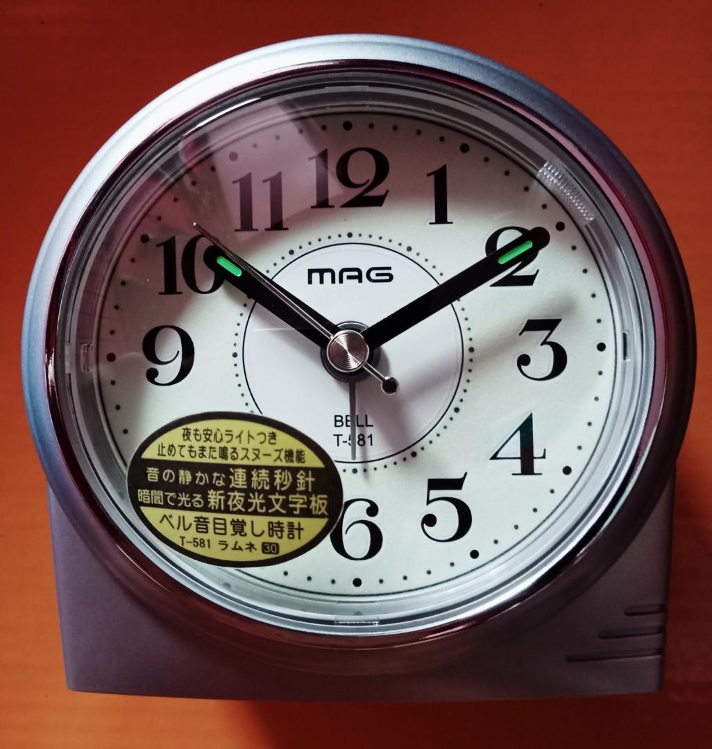 Japan Alarm Clock, Furniture & Home Living, Home Decor, Clocks on Carousell
