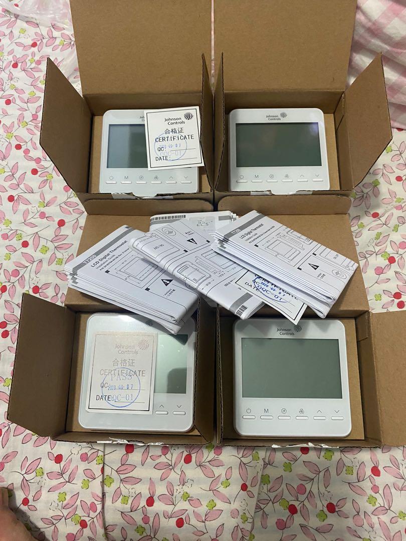 Johnson controls T7200tf209js1 冷暖溫度制, 家庭電器, 冷氣機及暖風機 Carousell