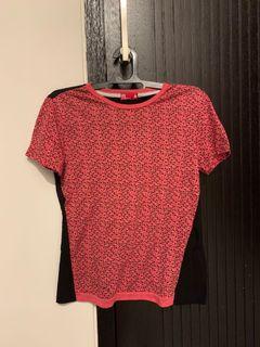 Kaos Merah Jambu Wanita Merk PDI Basics