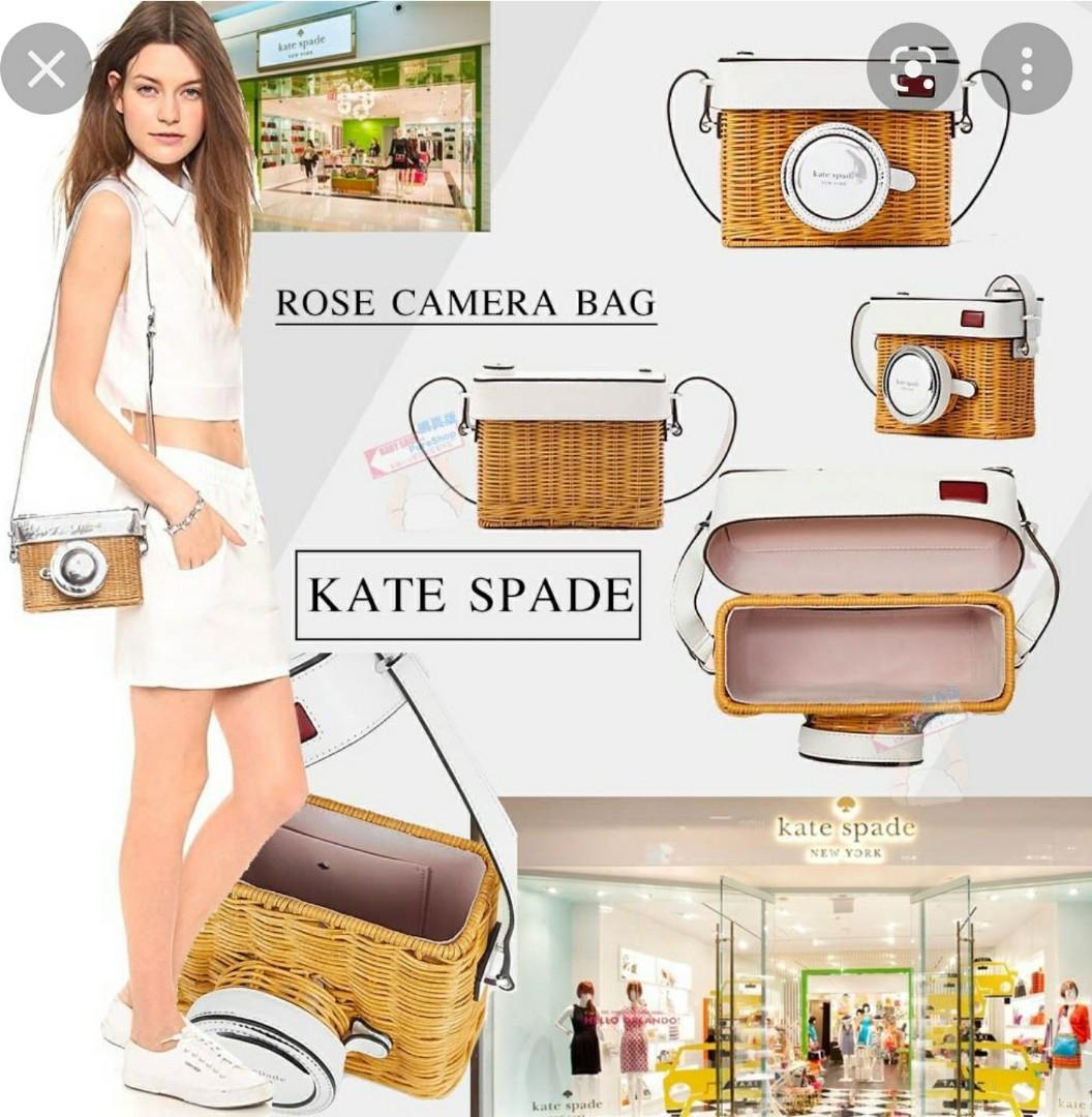 Kate spade rose camera bag sales