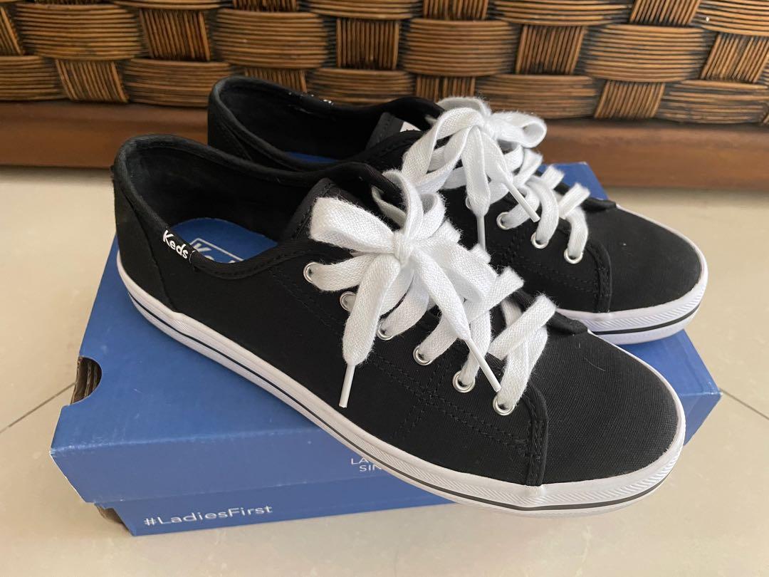 keds tennis shoes black
