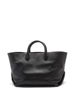 KHAITE Black Medium Amelia Tote