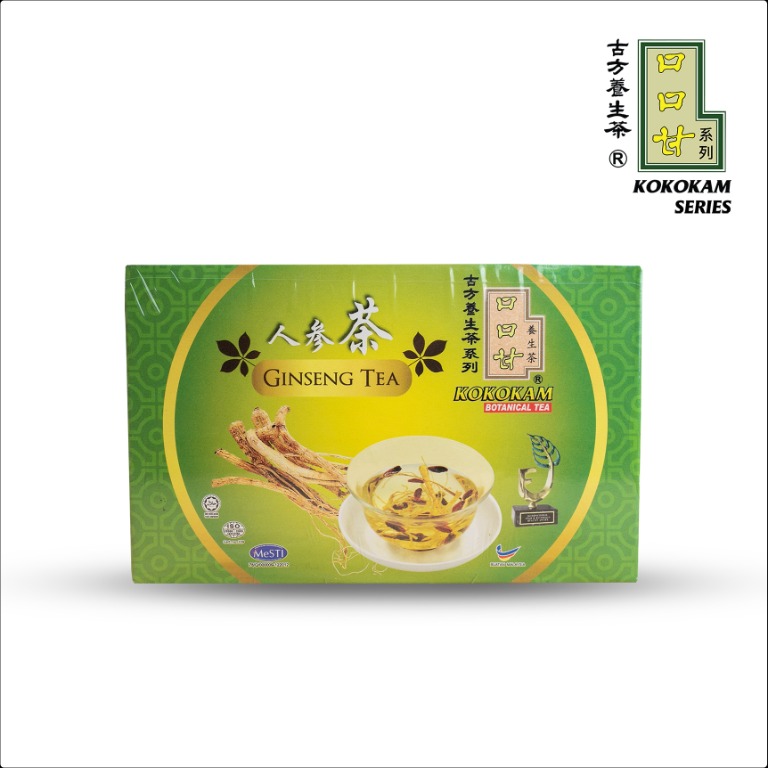 Kokokam Ginseng Tea (Detox & Wellness Tea) SG stock, Health
